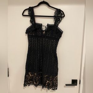 Free people lace crochet dress